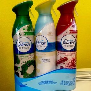 Febreze Air Effects limited edition 3 pack brand new